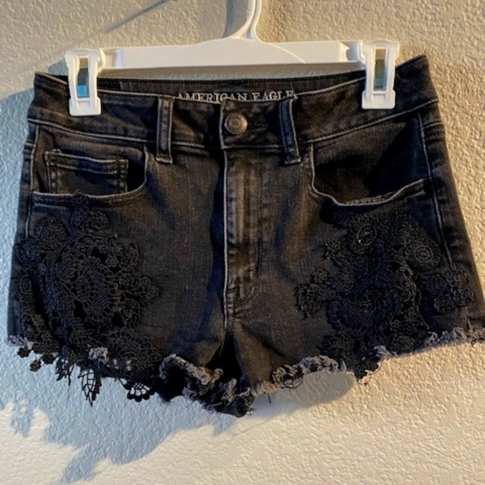 High Waisted Denim Shorts